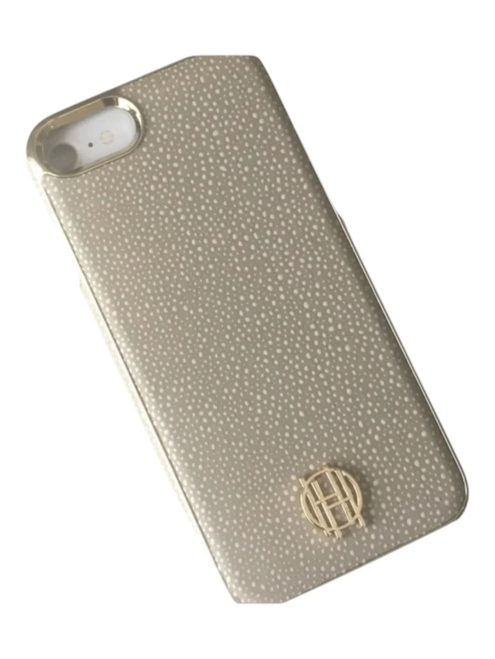 new House of Harlow 1960 ☏ Snap iPhone 6 / 7 Case ☏ Gold Printed Polka Dots ☏